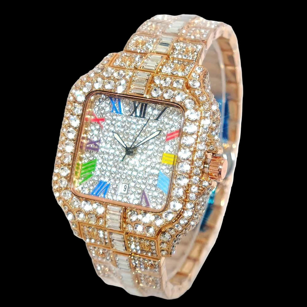 Iced Out Quartz Watch