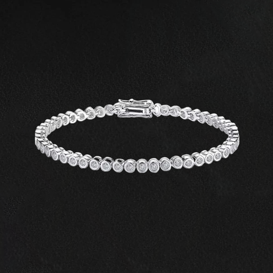 2mm Moissanite 925 Tennis Bracelet