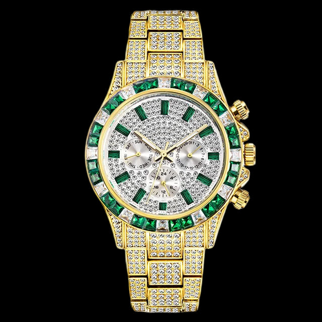 Emerald Ice Out Watch