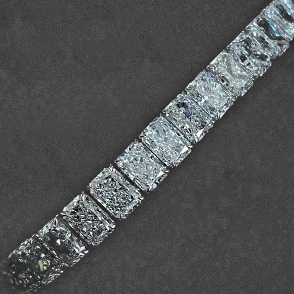 3×5mm BXINY Radiant Moissanite Bracelet