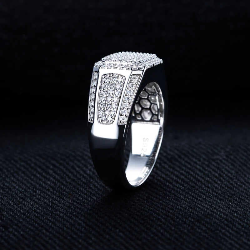 VVS1 Moissanite Silver Ring