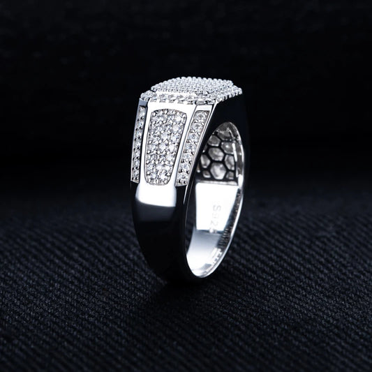 VVS1 Moissanite Silver Ring