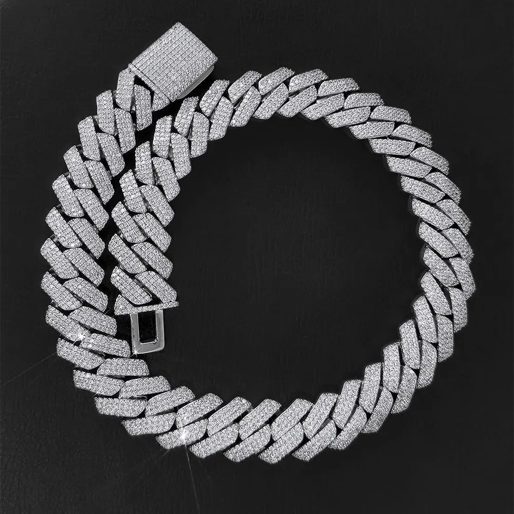 20mm Iced Out Cuban Chain