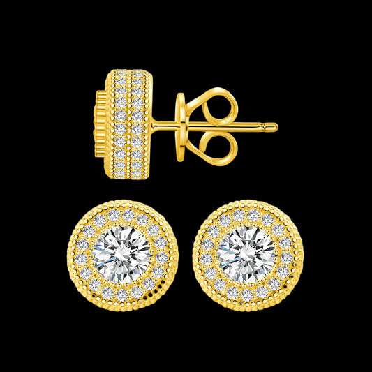 Moissanite Sparkle Earrings