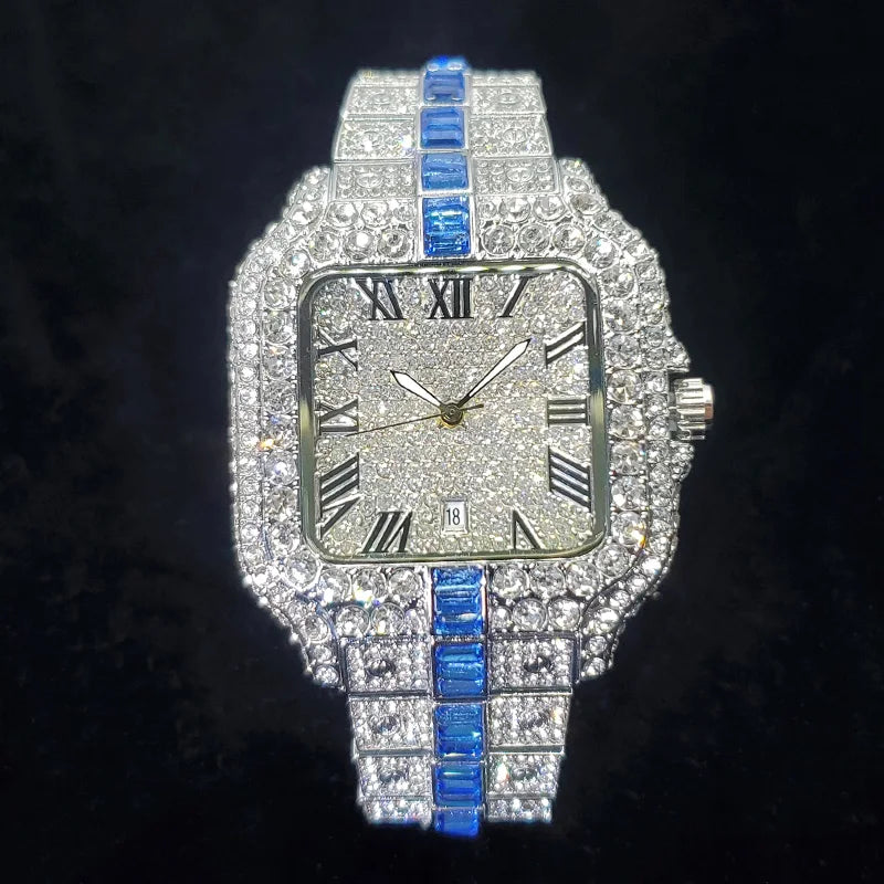 Iced Out Diamond Watch