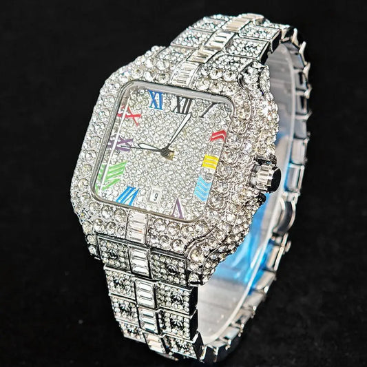 Iced Out Quartz Watch