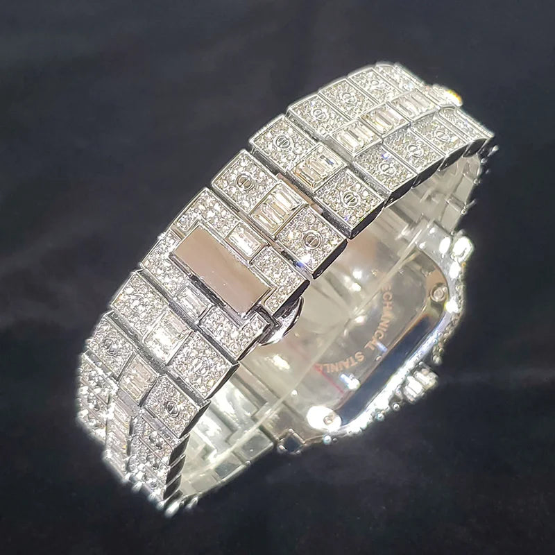 Luxury Iced Out Diamond Watch