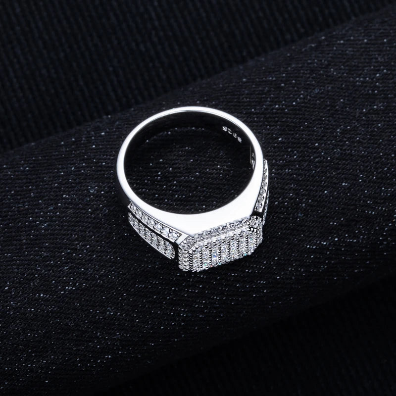 VVS1 Moissanite Silver Ring