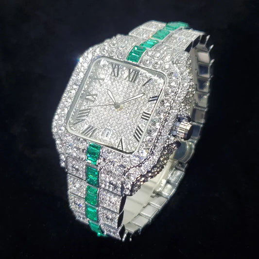 Iced Out Diamond Watch