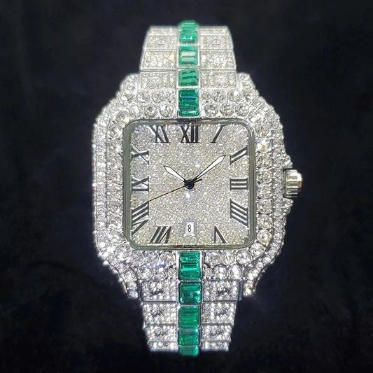 Iced Out Diamond Watch