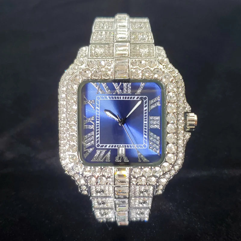 Luxury Iced Out Diamond Watch