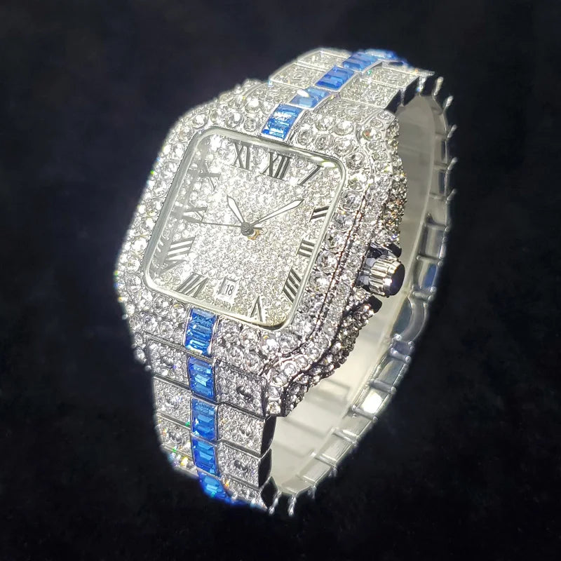 Iced Out Diamond Watch