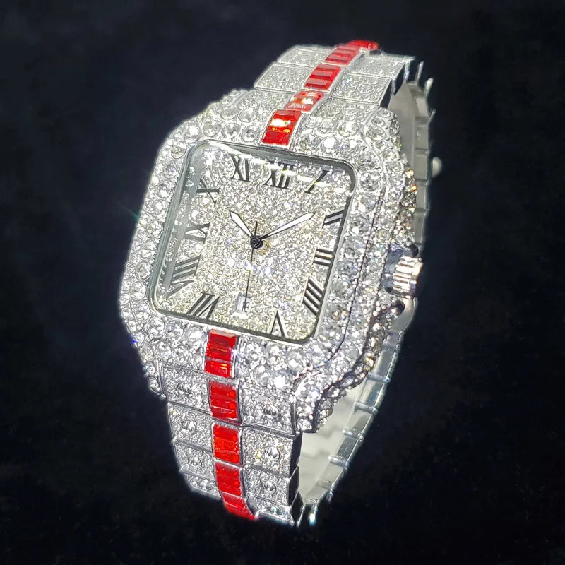 Iced Out Diamond Watch