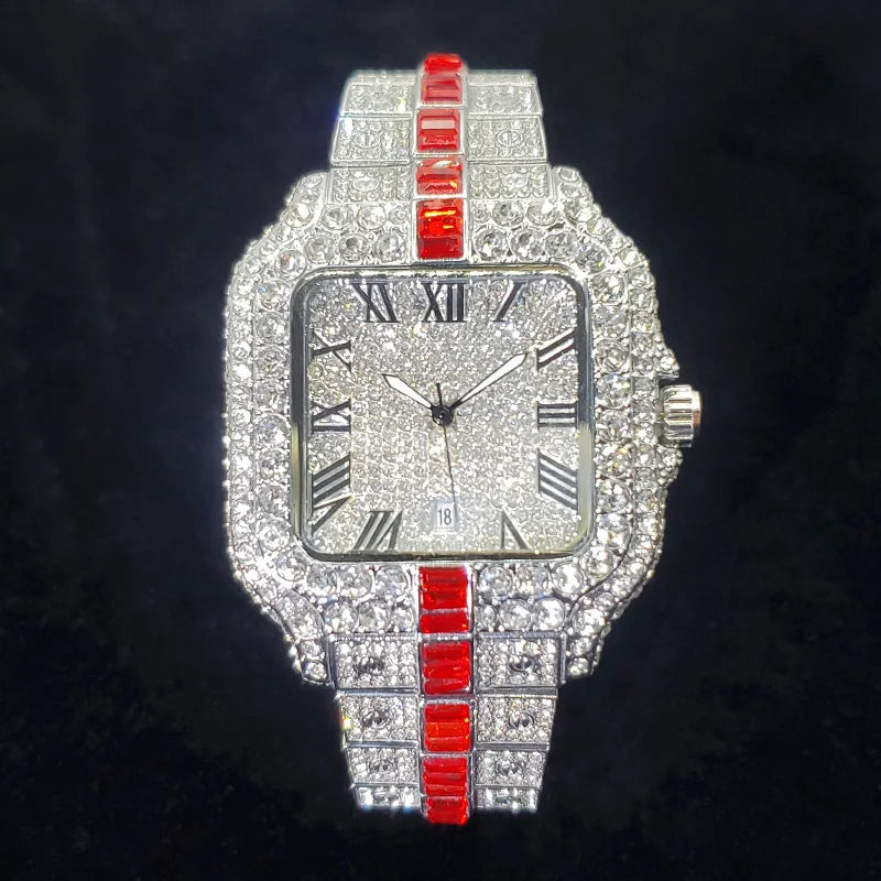 Iced Out Diamond Watch