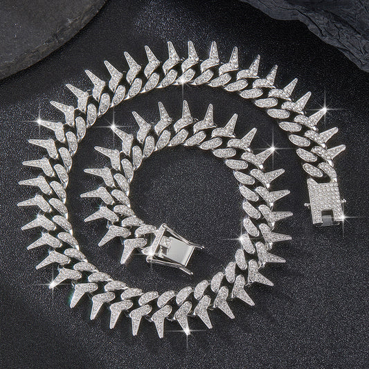 20mm Full Diamond Thorn Cuban Chain