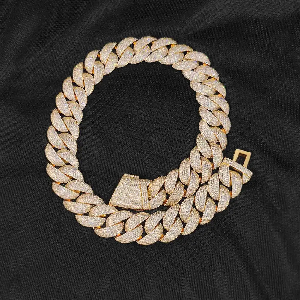 24mm Iced Out Cuban Link Chain – Luxury Bling Necklace