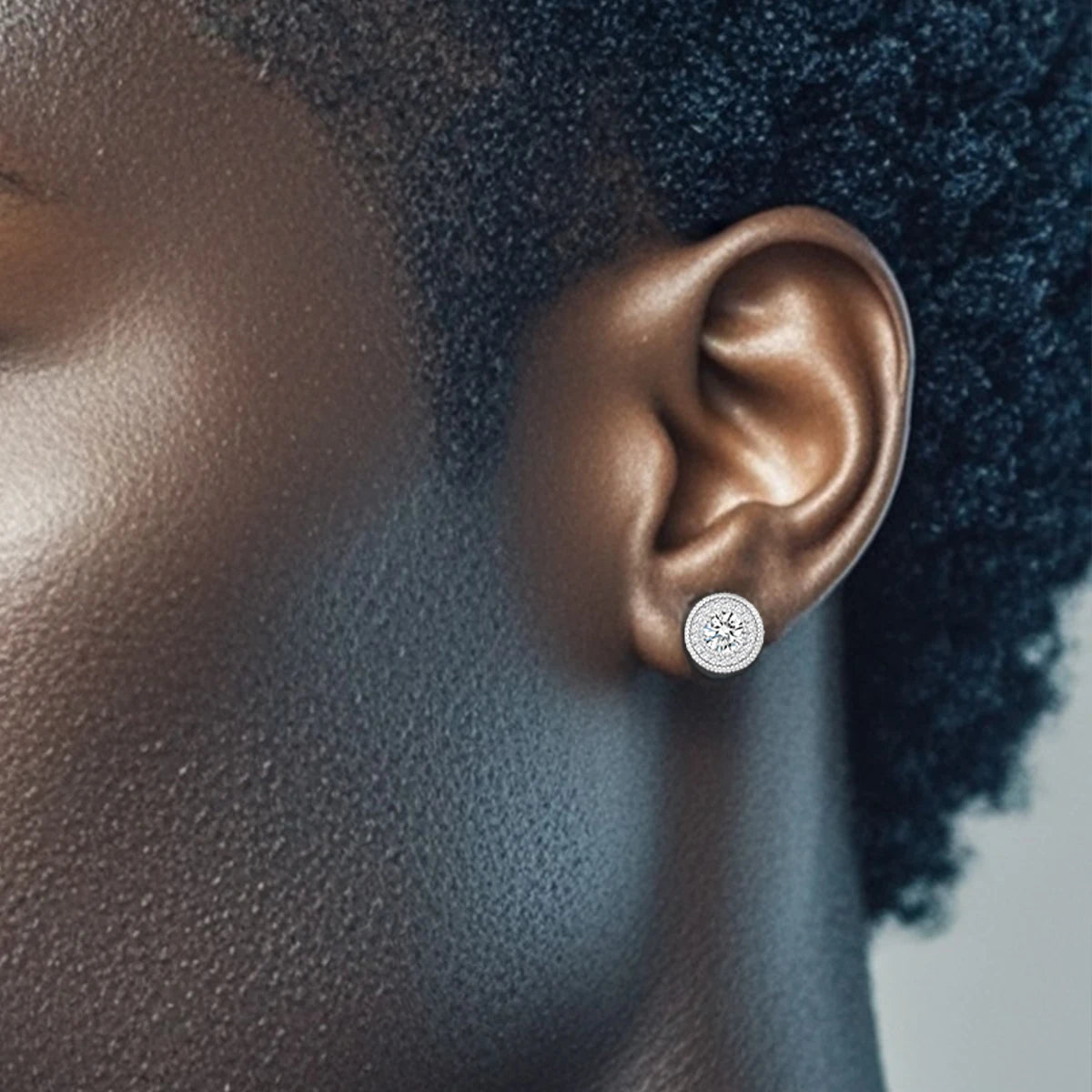 Moissanite Sparkle Earrings